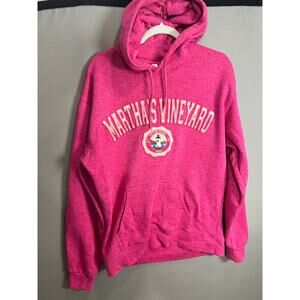 Vintage Martha's Vineyard Hoodie Size M Pullover Hoodie Sweatshirt 90s Beach